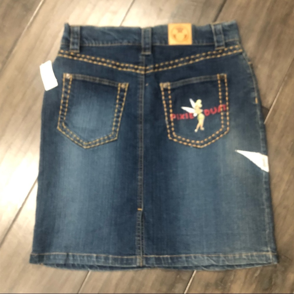 Disney Tinkerbell Pixie Dust Denim Skirt - Size 6 - Picture 5 of 16